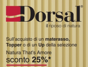 Natura That’s Amore sconto 25% - Dorsal